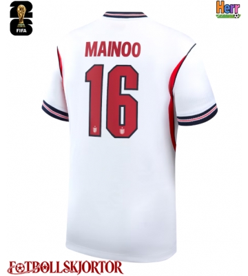 England Kobbie Mainoo #16 Hemmatröja VM 2026 Kortärmad